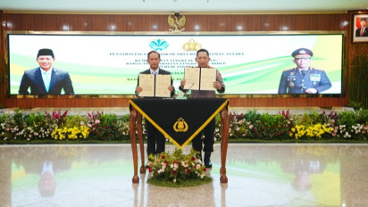 Teken MoU dengan Kementerian LH, Kapolri Komitmen Jaga Kualitas Lingkungan Hidup Jadi Lebih Baik