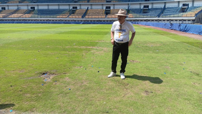 Kerugian Persib Capai Rp1 Miliar, Umuh Pantau Kondisi Stadion GBLA yang Rusak Pasca Pesta Perayaan Juara 