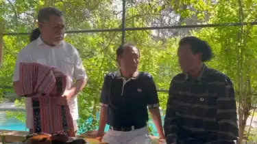 Ketum GRIB Jaya Hercules temui mantan Kepala BIN Jenderal TNI (Purn) Sutiyoso