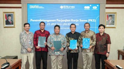 Perkuat Ekosistem Halal Nasional, IDSurvey dan JPHI Tandatangani Perjanjian Kerja Sama