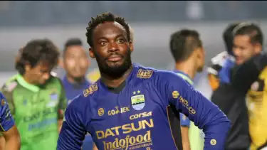 Michael Essien saat masih berseragam Persib Bandung.