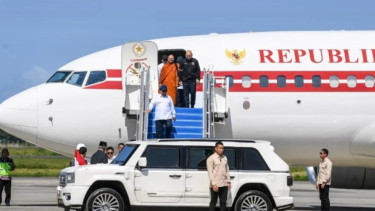 Prabowo Tiba di Yogyakarta Bersama Bhante Dhirapunno Jelang Kunjungan Macron di Akmil Magelang dan Candi Borobudur