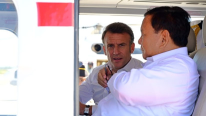 Prabowo dan Macron Satu Helikopter Terbang ke Akmil Magelang, Tunjukkan Keakraban Dua Pemimpin Negara
