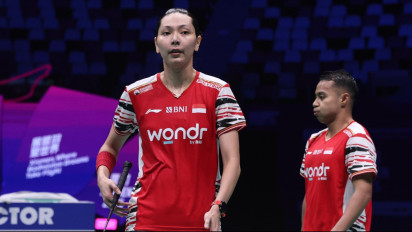Gagal Atasi Perlawanan Unggulan Keempat, Rehan/Gloria Tersingkir dari Singapore Open 2025