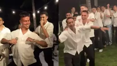 Para Pemain Timnas Indonesia Asyik Berjoget Jelang Lawan China