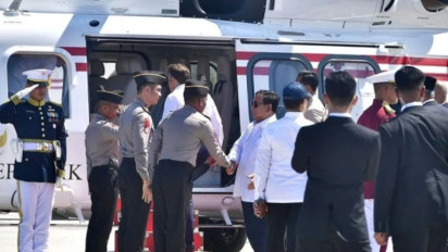 Polri Sebut Helikopter AW 189 Sukses Layani Penerbangan Presiden Prabowo-Macron