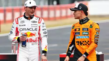 Max Verstappen dan Lando Norris