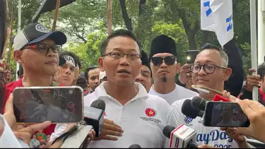 Presiden Konfederasi Serikat Pekerja Nusantara (KSPN) Ristadi