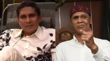 Sekjen GRIB Jaya, Zulfikar dan Ketua umum GRIB Jaya, Hercules.