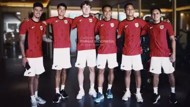 Para pemain Timnas Indonesia saat melangsungkan TC di Bali