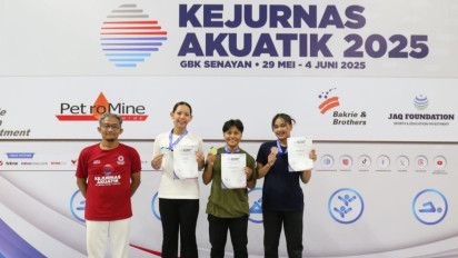 Sabet Medali Emas Cabor Loncat Indah di Kejurnas Akuatik 2025, Gladies Lariesa: Target Saya 300 Poin