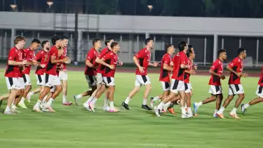 Latihan Timnas Indonesia