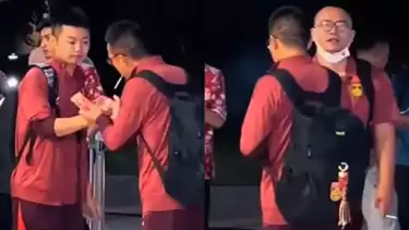 Tak Tahan Lagi, Pemain Timnas China Langsung  Sebat  Saat Tiba di Indonesia
