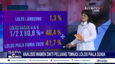 Hitungan statistik Wamen Dikti Stella Christie tentang peluang Timnas Indonesia bisa lolos ke Piala Dunia 2026.