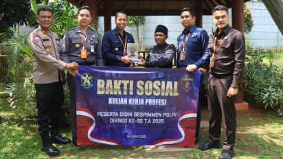 Tingkatkan Pelayanan Polri, Peserta KKP Sespimmen Polri Dikreg ke-65 Bangun Sumber Air Bersih