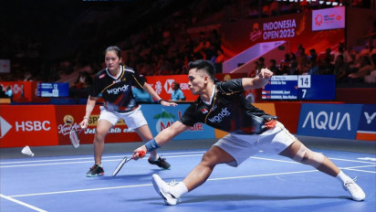 Kalahkan Ganda Taiwan, Amri/Nita Lengkapi Tiga Wakil Ganda Campuran Merah Putih di 16 Besar Indonesia Open 2025