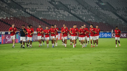 Foto: Potret Latihan Timnas Indonesia di GBK Jelang Lawan China, Tak Main-Main, Semua Serius dan Fokus...