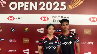 Jafar/Felisha terhenti di 16 besar Indonesia Open 2025