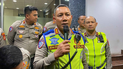 Ada Laga Timnas Indonesia Vs China, Arus Lalin Masih Situasional, Polisi Fokuskan Pengamanan Takbir Keliling