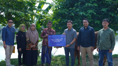 Idul Adha 1446 H, Peruri Salurkan 9 Hewan Kurban untuk Masyarakat Karawang