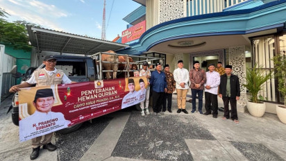 Atas Instruksi Prabowo, Gerindra Salurkan Kurban hingga Akar Rumput