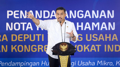 Kementerian UMKM dan Kongres Advokat Indonesia Kerja Sama Pendampingan Hukum bagi UMKM
