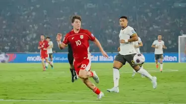 Ole Romeny jadi penentu kemenangan Timnas Indonesia atas China