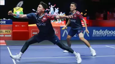 Fajar/Rian jadi salah satu wakil Merah-Putih di Semifinal Indonesia Open 2025