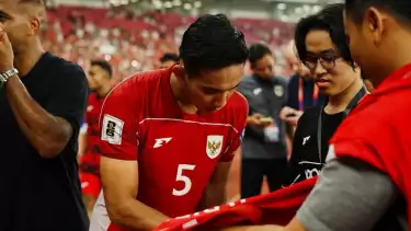 Pemain Timnas Indonesia Rizky Ridho