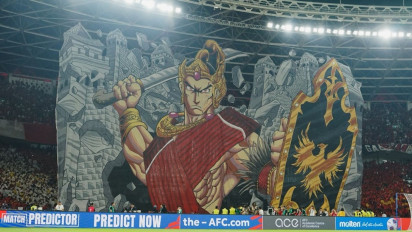 Tifo La Grande di Laga Timnas Indonesia Vs China Semakin Mendunia, Sampai Curi Perhatian Media Portugal dan Jepang