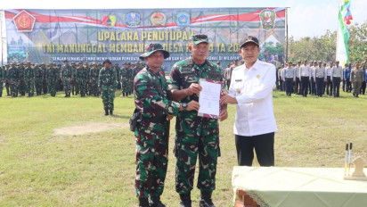 Penutupan TMMD di Lamongan, Irdam V Brawijaya Brigjen TNI Ramli, Semoga Bermanfaat bagi Rakyat