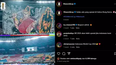 Tangkapan Layar Akun Instagram Resmi FIFA