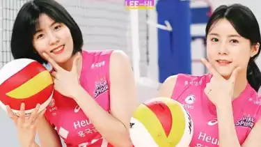Lee Da Yeong dan Lee Jae-yeong, mantan pemain Pink Spiders dan timnas Voli Putri Korea Selatan.