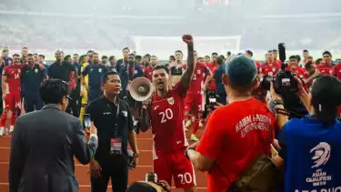 Pemain Timnas Indonesia Stefano Lilipaly