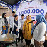 Meriahnya Idul Adha Fest Partai Perindo di Jaksel, Angela Tanoesoedibjo Turut Masak Bareng Warga