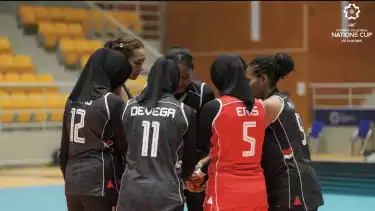 Pemain Timnas Voli Putri Indonesia di AVC Nations Cup 2025.