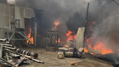 Lapak di Cengkareng Kebakaran, Dipastikan Tak Ada Korban