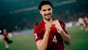 Kevin Diks saat lawan China