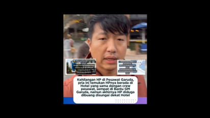 Heboh iPhone Penumpang Hilang di Pesawat, Garuda Indonesia Merespons