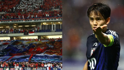 Kalahkan Timnas Indonesia 0-6, Kapten Jepang Iri Berat Lihat Fans Garuda di Stadion Suita: Saya Sangat Terharu...