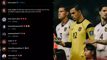 Kiper Timnas Indonesia, Emil Audero usai laga kontra Jepang