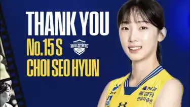 Choi Seo-hyeon (Setter) dilepas Hyundai Hillstate.