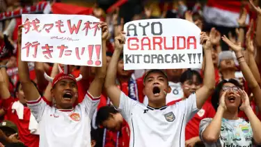 Para Pendukung Timnas Indonesia