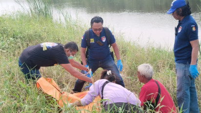 Geger Pemancing Temukan Jasad Tinggal Kerangka di Pinggir Kali Babon Semarang