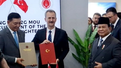 Prabowo Saksikan Proses Teken Kerja Sama Pembelian Jet Tempur Indonesia-Turki