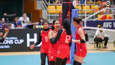 Timnas Voli Putri Indonesia di AVC Nations Cup 2025