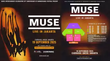 Muse Kembali ke Jakarta Setelah 18 Tahun: Tiket Konser di Carnaval Ancol Dibuka 16 Juni 2025