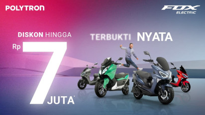 Dorong Adopsi Motor Listrik yang Lebih Luas Lagi, Polytron Hadirkan Diskon Potongan Langsung Rp 7 juta!