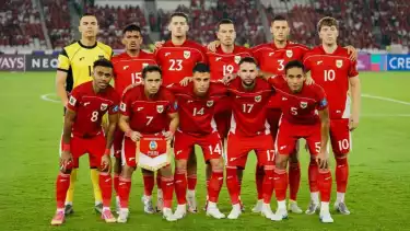 Skuad Timnas Indonesia.\