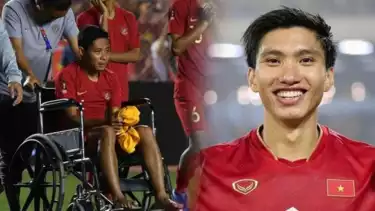 Pemain Vietnam, Doan Van Hau dan Mantan Pemain Timnas Indonesia, Evan Dimas